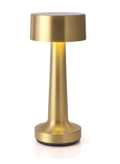 Yuwell Touch Sensor Bar Table Lamp Portable Cordless Rechargeable Battery LED Table Lamp Night Lights Bedroom Bedside And Restaurant Gold-0