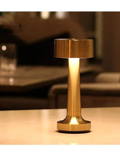 Yuwell Touch Sensor Bar Table Lamp Portable Cordless Rechargeable Battery LED Table Lamp Night Lights Bedroom Bedside And Restaurant Gold-3