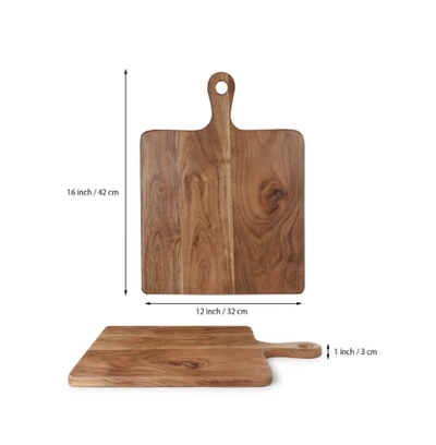 REZLAN UAE Premium Acacia Wood Chopping Board -2