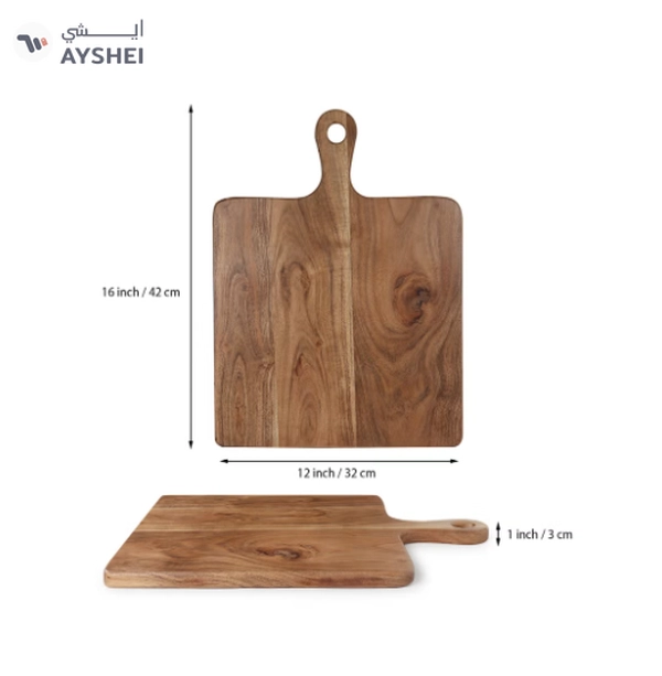 REZLAN UAE Premium Acacia Wood Chopping Board 