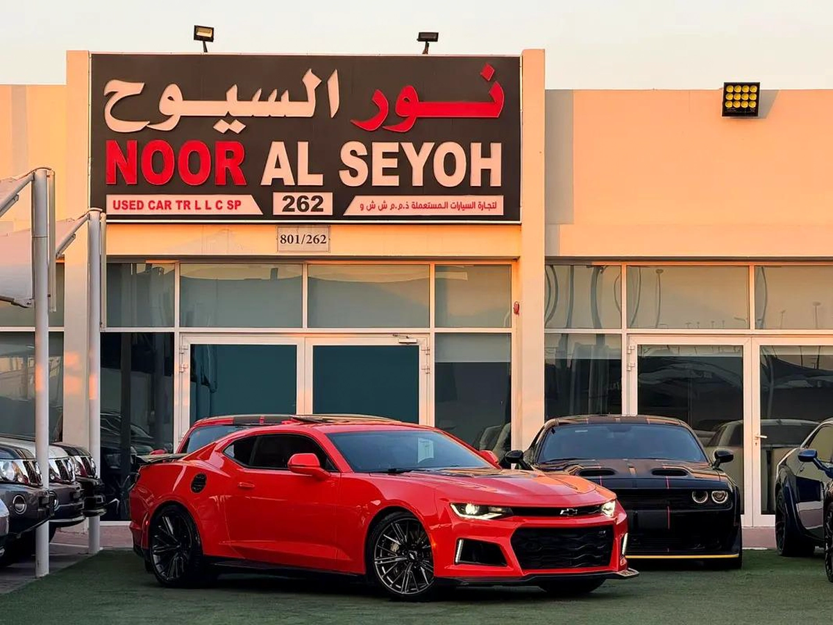 CHEVROLET CAMARO ZL1 GCC 2019 FULL OPTION ORIGINAL PAINT PERFECT CONDITION FULL SERVICE HISTORY-1-1
