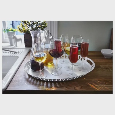 ROMANTISK White Serving Tray - 52x39 cm-2