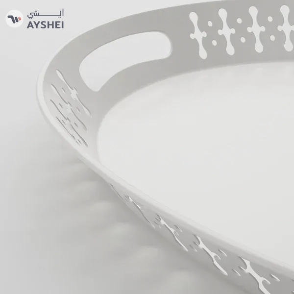 ROMANTISK White Serving Tray - 52x39 cm