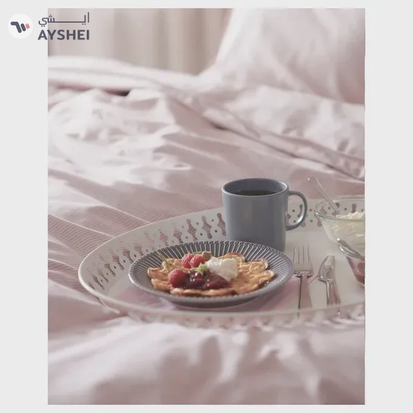 ROMANTISK White Serving Tray - 52x39 cm