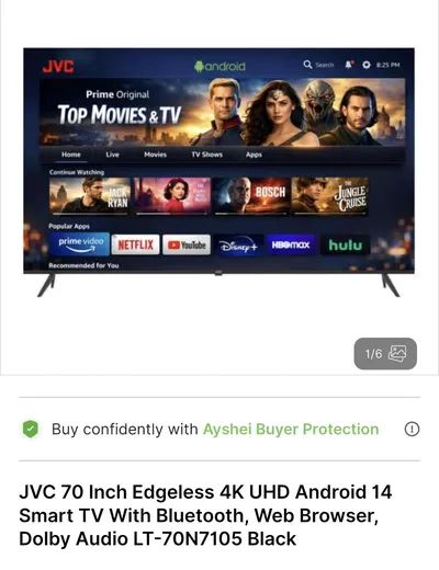 JVC 70 INCHES TV-2