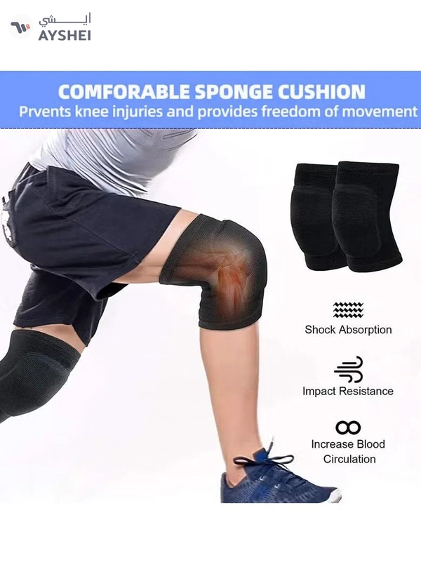 Eworld Pack of 2 Knee Support Braces with Compression Sleeves for Meniscus Tear