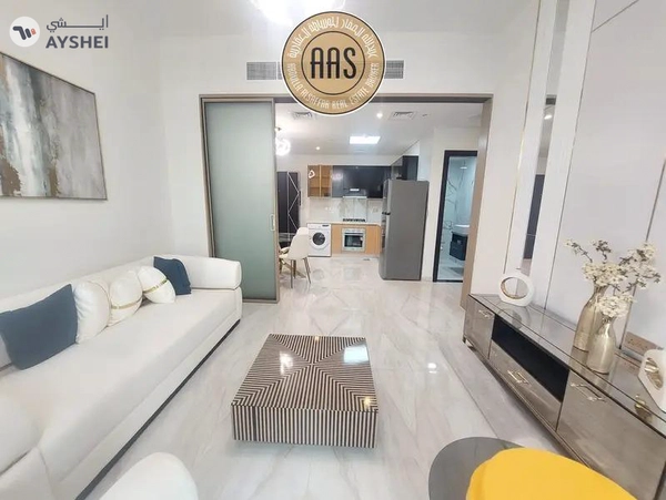 Fully furnished luxury 1bhk just 85k in Gemz by Danube with Study Room