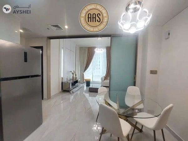 Fully furnished luxury 1bhk just 85k in Gemz by Danube with Study Room