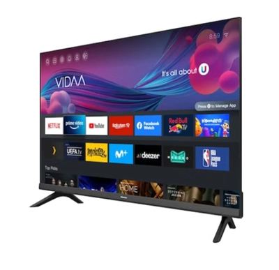 Hisense 32 Inch HD Smart TV, with Natural Colour Enhancer, DTS Virtual X, VIDAA U5 OS, Youtube, Netflix, Freeview Play & WiFi (2021 NEW) 32A4G Black-3