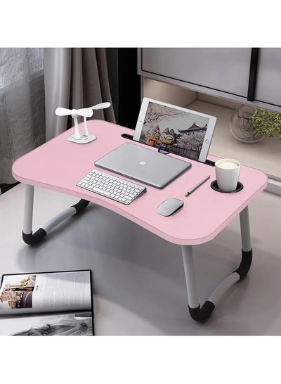 DubaiGallery Portable Multi-Purpose Foldable Laptop Table Lap Desk with 4 Port USB Charging Dock For Bed Sofa -2