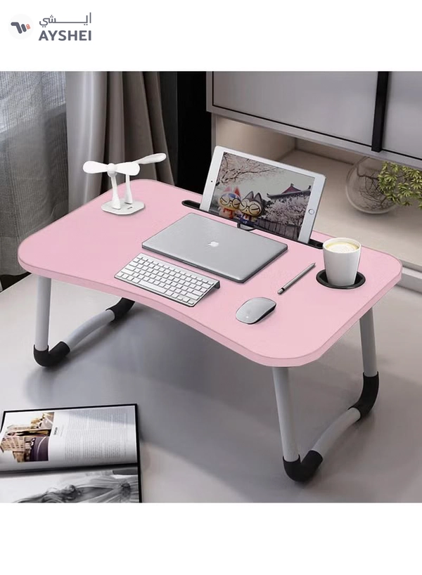 DubaiGallery Portable Multi-Purpose Foldable Laptop Table Lap Desk with 4 Port USB Charging Dock For Bed Sofa 