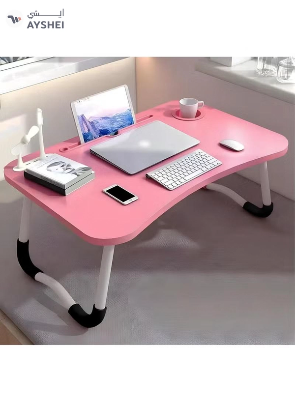 DubaiGallery Portable Multi-Purpose Foldable Laptop Table Lap Desk with 4 Port USB Charging Dock For Bed Sofa 