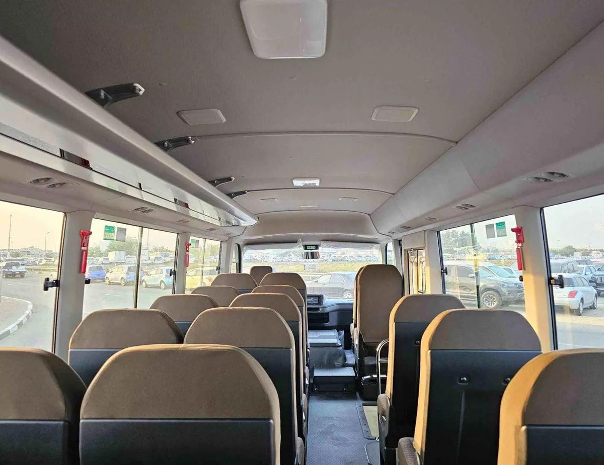 Toyota Coaster 4.0L V4 DIESEL 23 STR M/T || AUTO DOOR | BAGGAGE TRAY WITH RACK (CODE # COD4J)-12-0