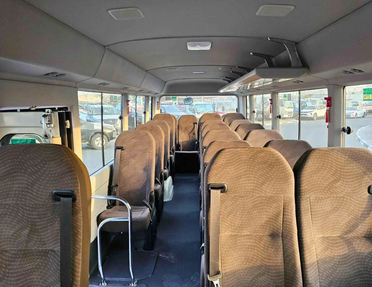 Toyota Coaster 4.0L V4 DIESEL 23 STR M/T || AUTO DOOR | BAGGAGE TRAY WITH RACK (CODE # COD4J)-14-0
