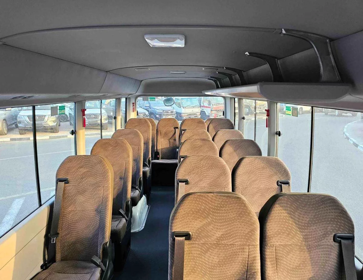 Toyota Coaster 4.0L V4 DIESEL 23 STR M/T || AUTO DOOR | BAGGAGE TRAY WITH RACK (CODE # COD4J)-15-0