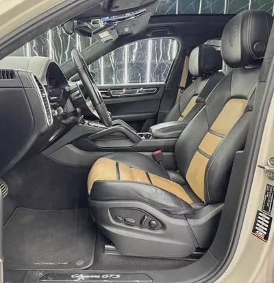 2023 Porsche Cayenne GTS Coupe | GCC | Cashmere Beige Metallic Exterior | Well Maintained-10