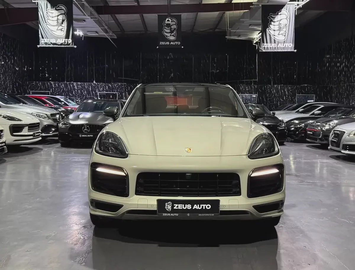 2023 Porsche Cayenne GTS Coupe | GCC | Cashmere Beige Metallic Exterior | Well Maintained-1-1