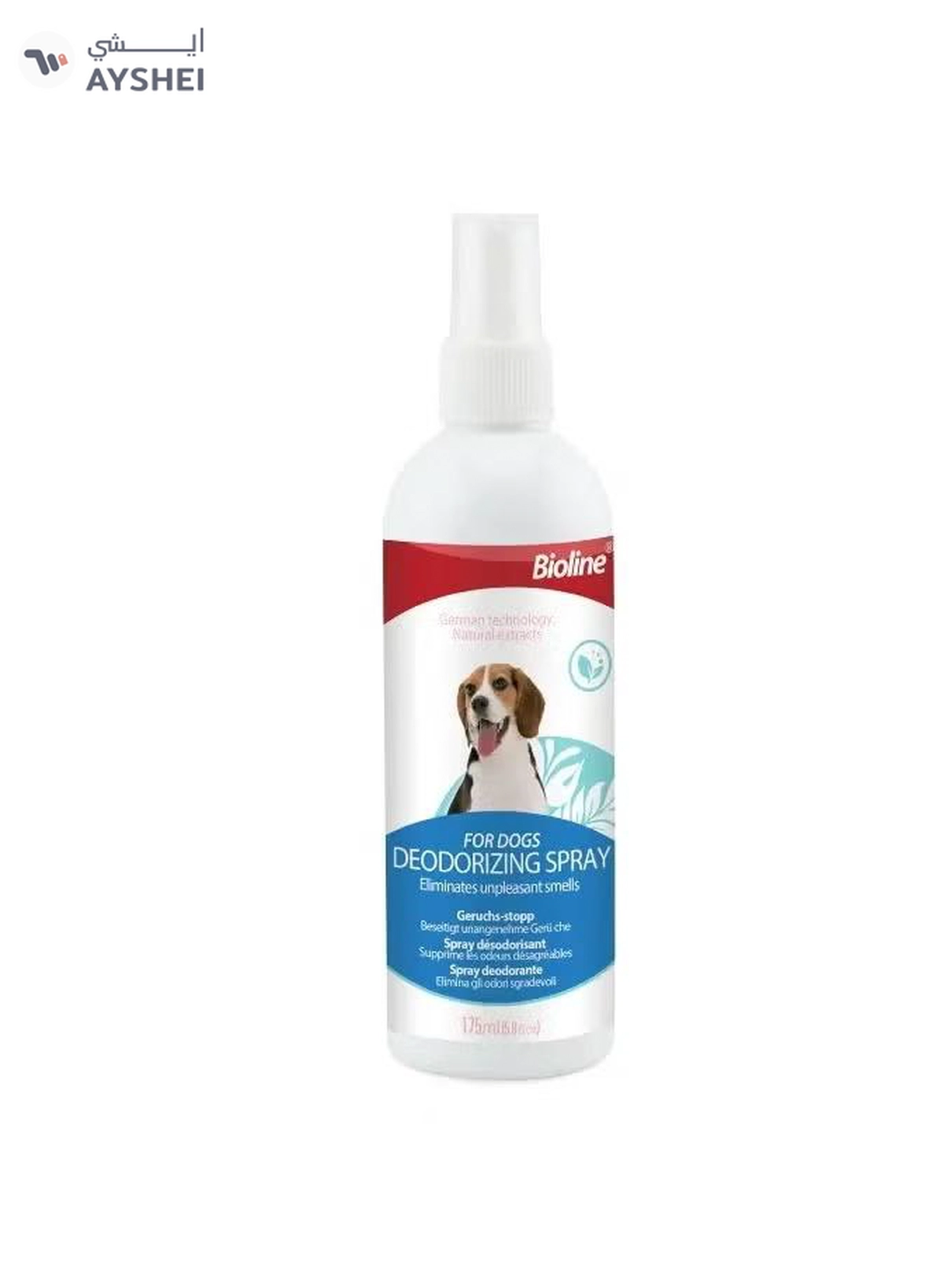 Bioline Deodorizing Dog Spray 175ml[Volume - 175ml, Weight - 250g]