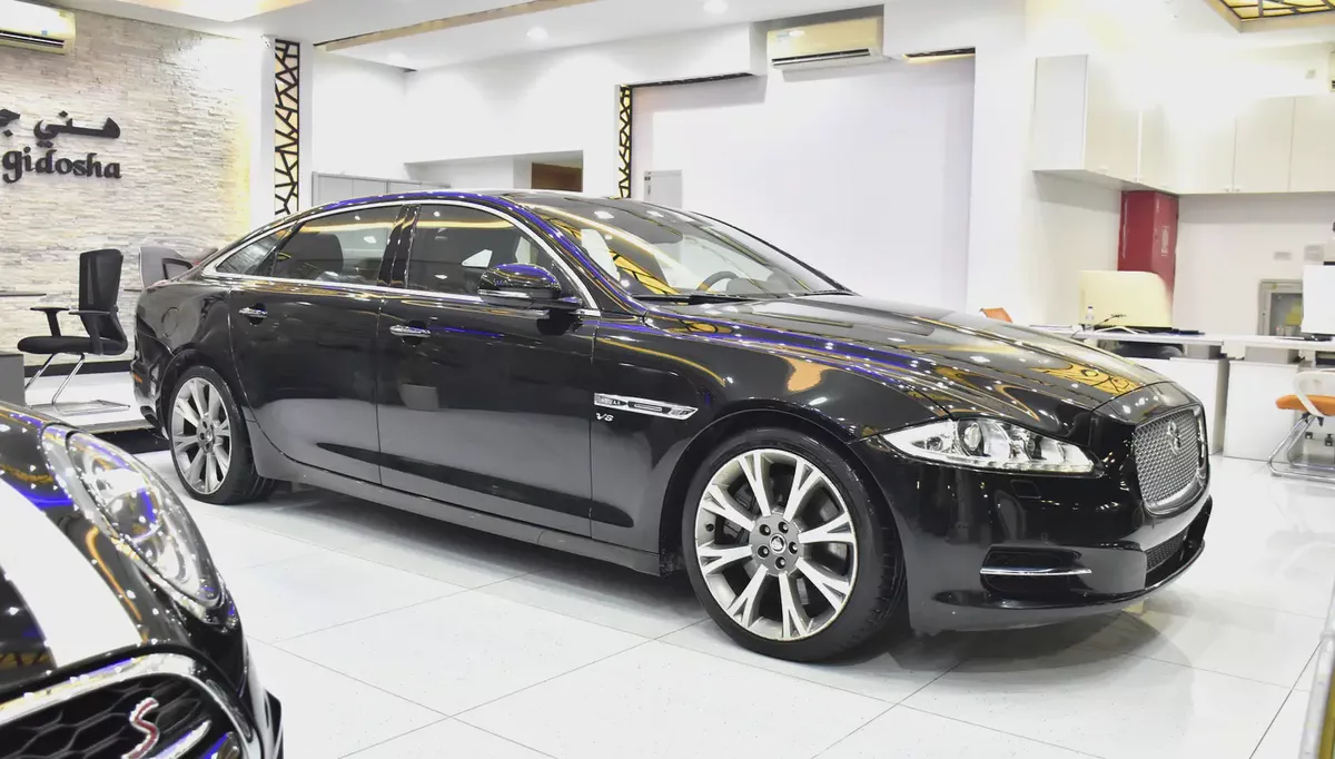 EXCELLENT DEAL for our Jaguar XJ L 5.0 ( 2013 Model ) in Black Color GCC Specs-2-2