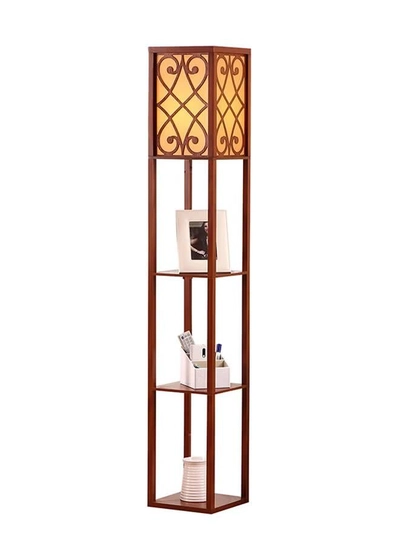 NKX Nordic Modern Bedroom linen cover Standing Floor vertical lamp With 9W bulb-0