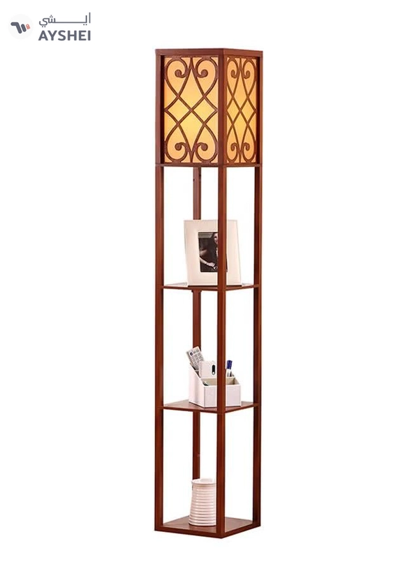 NKX Nordic Modern Bedroom linen cover Standing Floor vertical lamp With 9W bulb