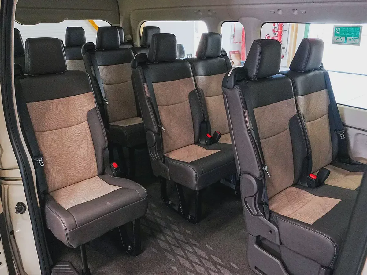 2026 TOYOTA HIACE PASSENGER VAN HIGH ROOF 3.5L PETROL GCC BRAND NEW 0KM-12-12