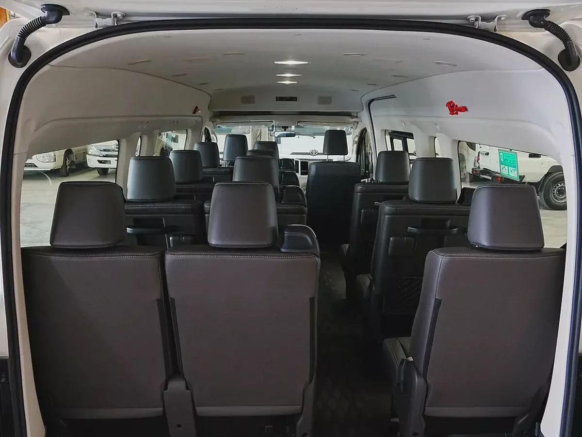 2026 TOYOTA HIACE PASSENGER VAN HIGH ROOF 3.5L PETROL GCC BRAND NEW 0KM-14-14