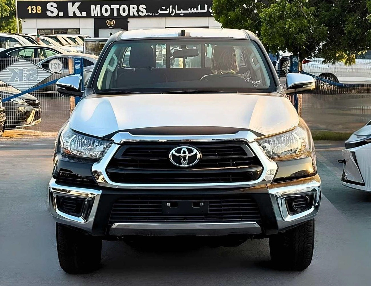 Toyota Hilux GLX DOUBLE CABIN || 2.7L PETROL A/T 4WD / MANUAL AC / FR&RR CHROME BUMPERS WITH HUK (CODE # HPAME)