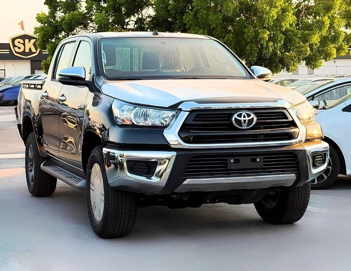 Toyota Hilux GLX DOUBLE CABIN || 2.7L PETROL A/T 4WD / MANUAL AC / FR&RR CHROME BUMPERS WITH HUK (CODE # HPAME)-1-0