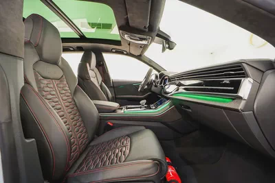 AED 5013 PM | AUDI RSQ8 2021 | UNDER AGENCY WARRANTY & SERVICE CONTRACT APRIL 2026 | ALCANTARA | GCC-14