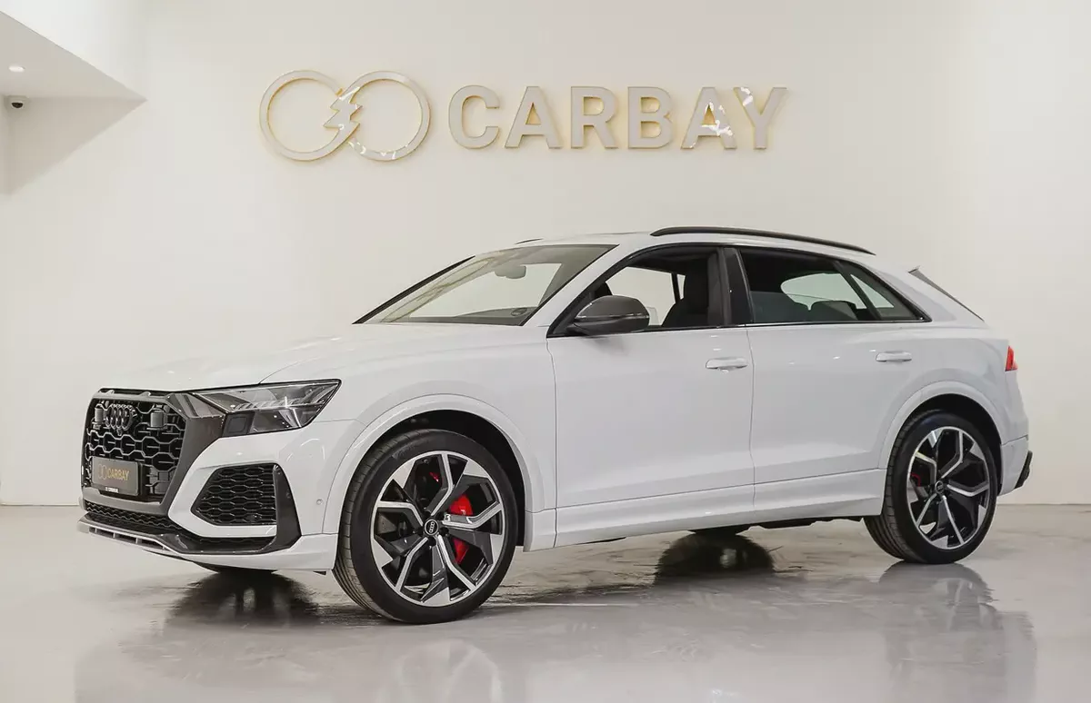 AED 5013 PM | AUDI RSQ8 2021 | UNDER AGENCY WARRANTY & SERVICE CONTRACT APRIL 2026 | ALCANTARA | GCC