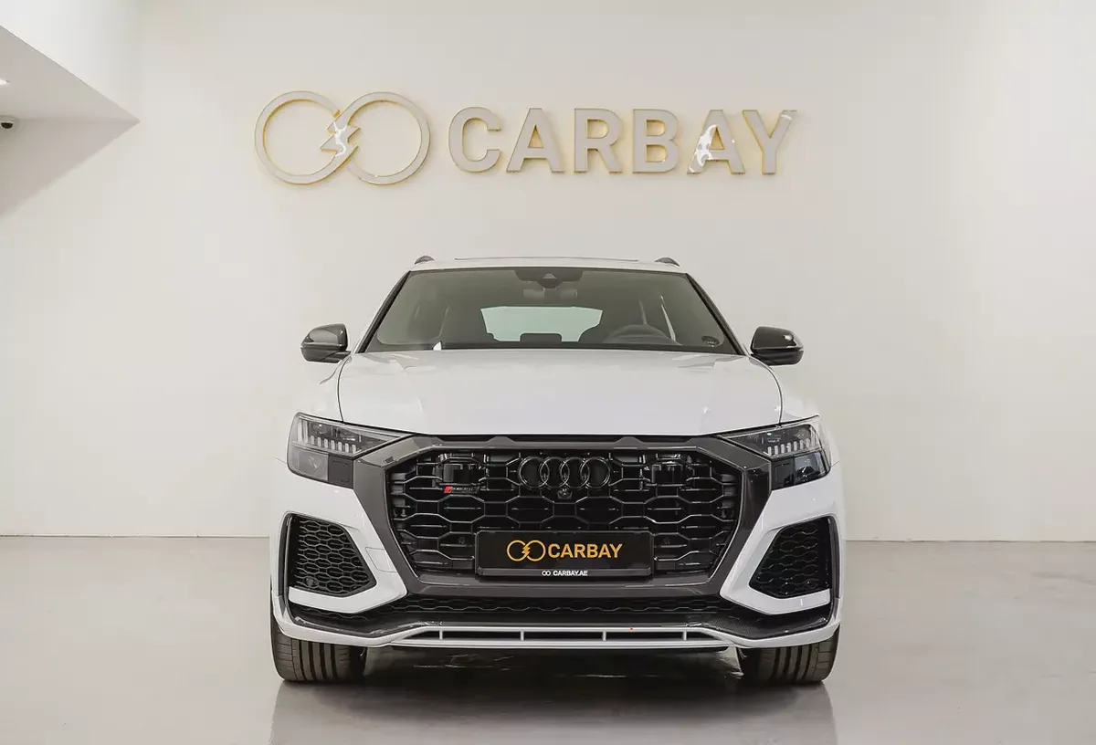 AED 5013 PM | AUDI RSQ8 2021 | UNDER AGENCY WARRANTY & SERVICE CONTRACT APRIL 2026 | ALCANTARA | GCC-1-1