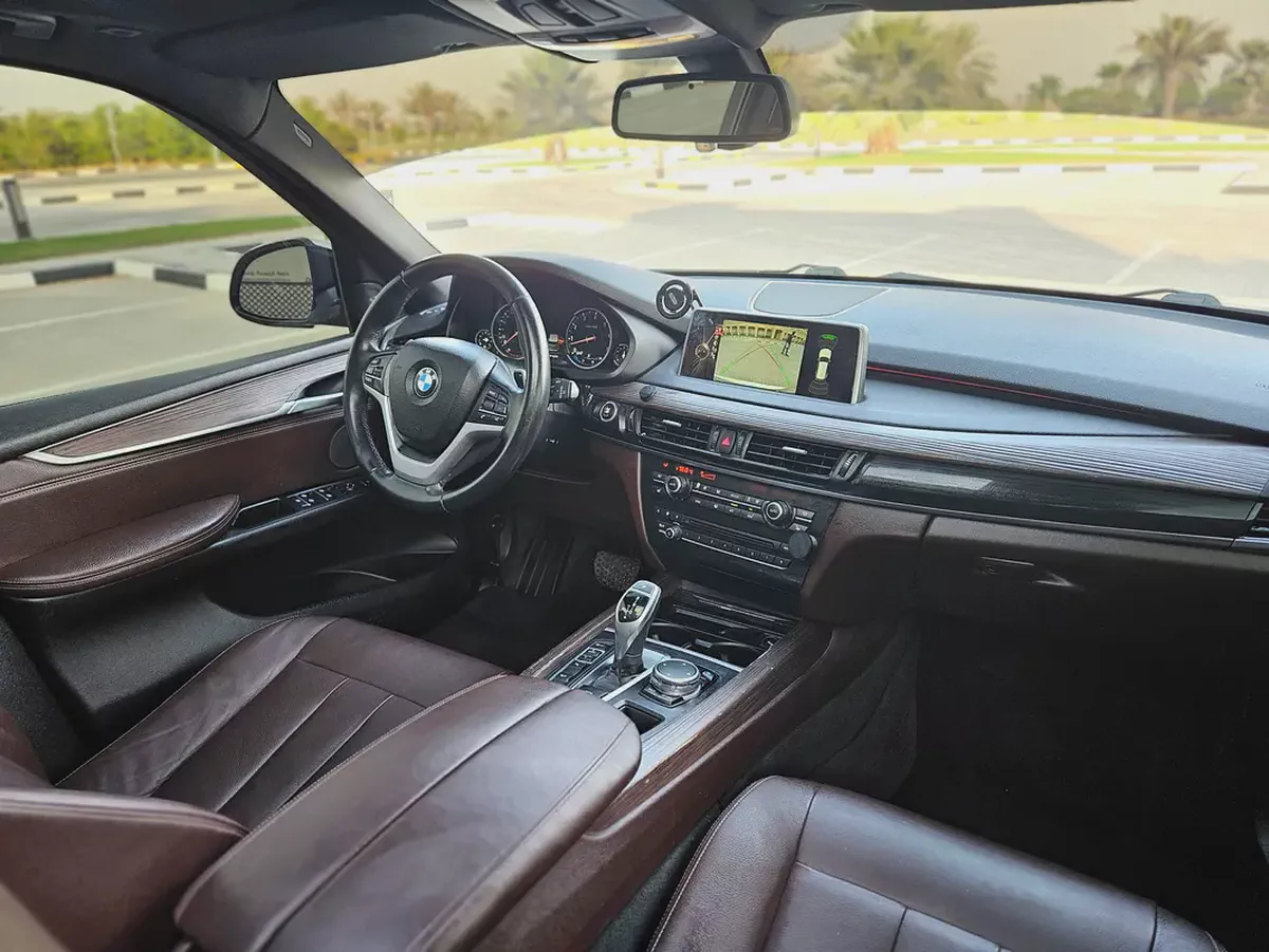 BMW X5 xDrive35i 2015 GCC Specs - Premium Low KM Full Option Top Panoramic With 2 Original Keys-12-12
