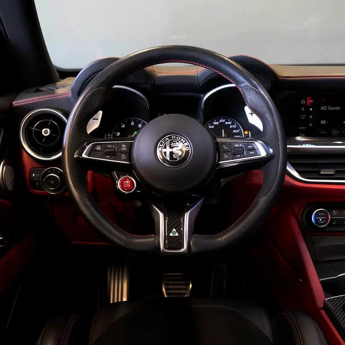 AED 2,682 P.M • 0% Downpayment • Alfa Romeo Stelvio Quadrifoglio • Agency Warranty-12-12