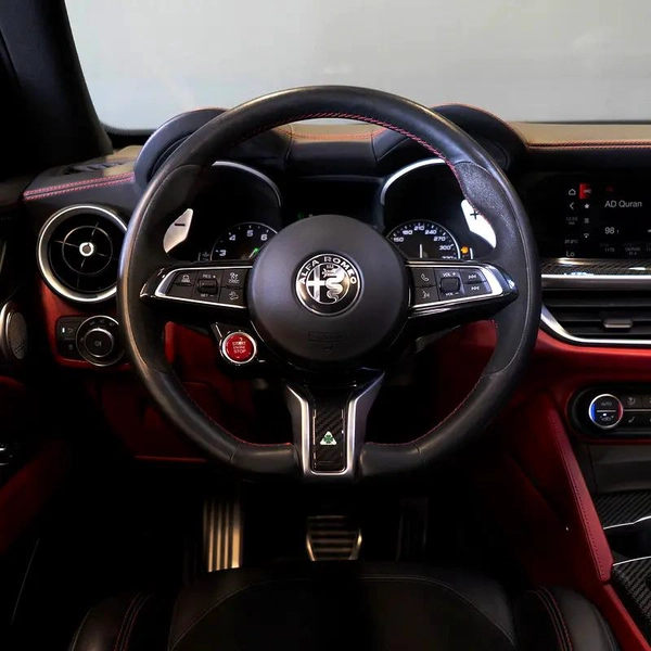 AED 2,682 P.M • 0% Downpayment • Alfa Romeo Stelvio Quadrifoglio • Agency Warranty