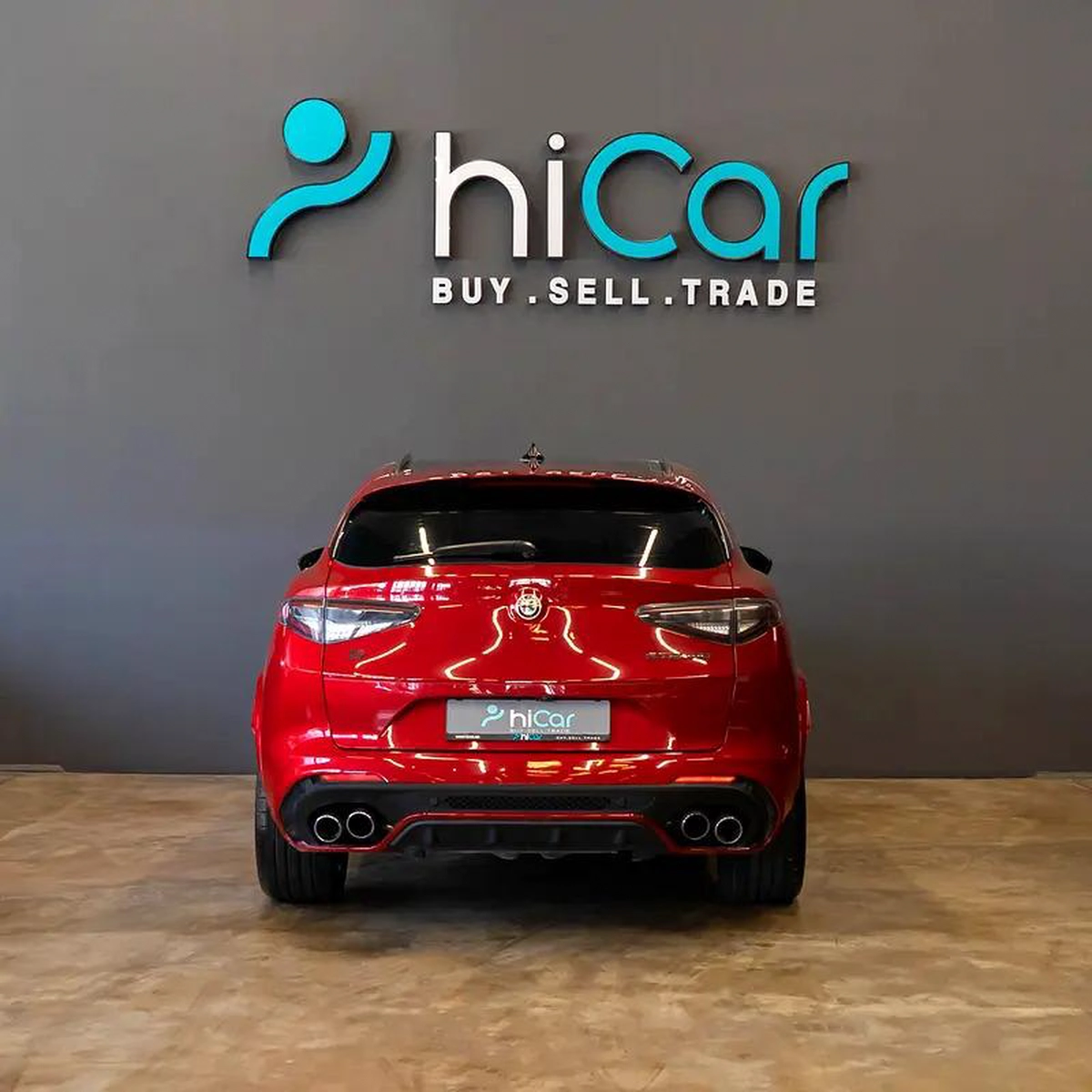 AED 2,682 P.M • 0% Downpayment • Alfa Romeo Stelvio Quadrifoglio • Agency Warranty-8-8