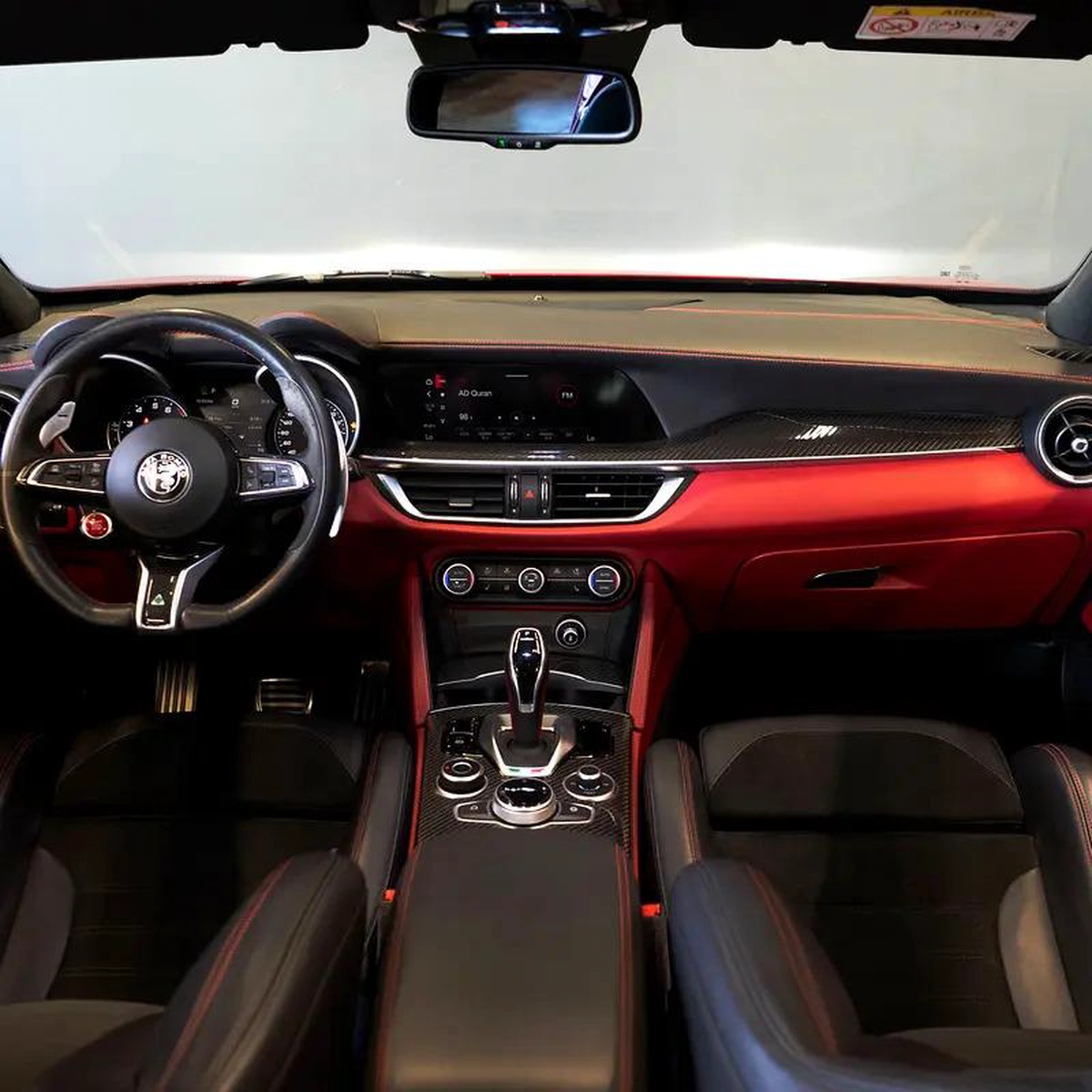 AED 2,682 P.M • 0% Downpayment • Alfa Romeo Stelvio Quadrifoglio • Agency Warranty-13-13