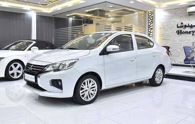 Mitsubishi Attrage ( 2021 Model ) in White Color GCC Specs-10