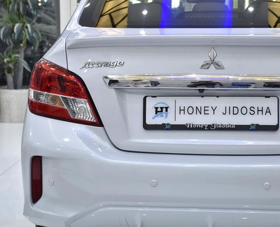 Mitsubishi Attrage ( 2021 Model ) in White Color GCC Specs-5