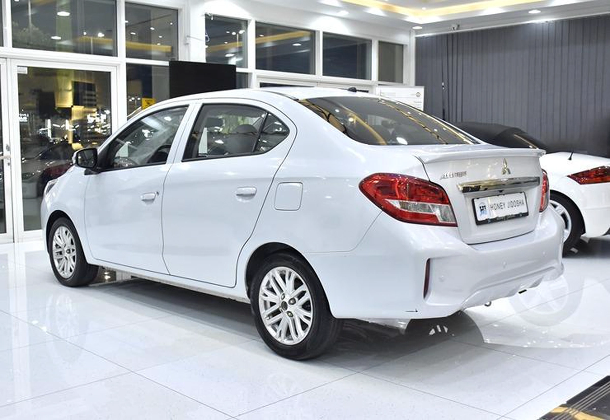 Mitsubishi Attrage ( 2021 Model ) in White Color GCC Specs-6-6