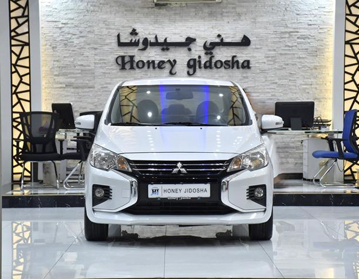 Mitsubishi Attrage ( 2021 Model ) in White Color GCC Specs