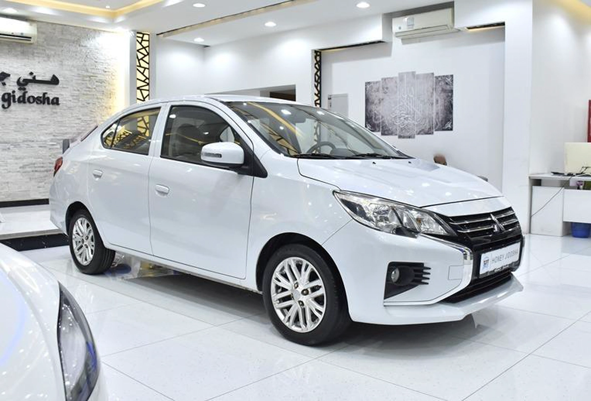 Mitsubishi Attrage ( 2021 Model ) in White Color GCC Specs-7-7