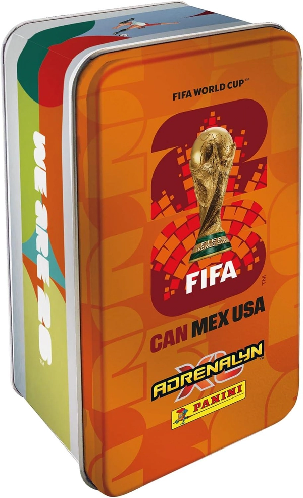 Panini Adrenalyn XL FIFA World Cup 2026 Official Trading Cards Collectible Football Card Game - Classic Tin (Assorted)