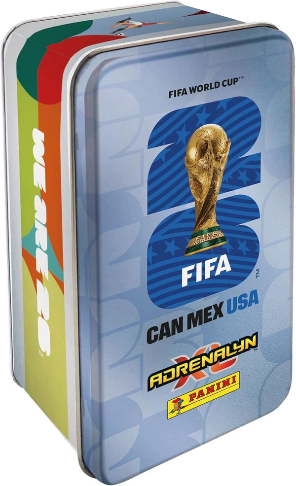 Panini Adrenalyn XL FIFA World Cup 2026 Official Trading Cards Collectible Football Card Game - Classic Tin (Assorted)