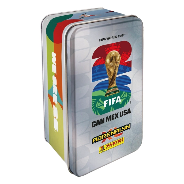 Panini Adrenalyn XL FIFA World Cup 2026 Official Trading Cards Collectible Football Card Game - Classic Tin (Assorted)