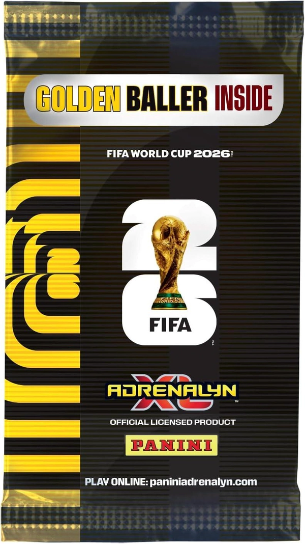 Panini Adrenalyn XL FIFA World Cup 2026 Official Trading Cards Collectible Football Card Game - Classic Tin (Assorted)