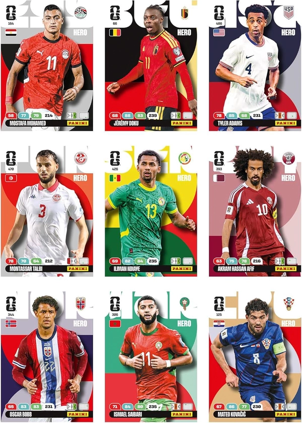 Panini Adrenalyn XL FIFA World Cup 2026 Official Trading Cards Collectible Football Card Game - Classic Tin (Assorted)