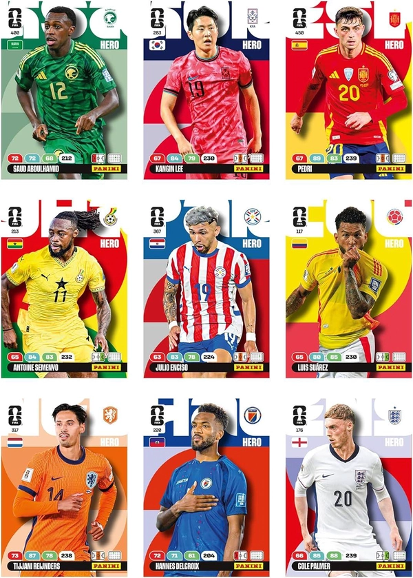 Panini Adrenalyn XL FIFA World Cup 2026 Official Trading Cards Collectible Football Card Game - Classic Tin (Assorted)