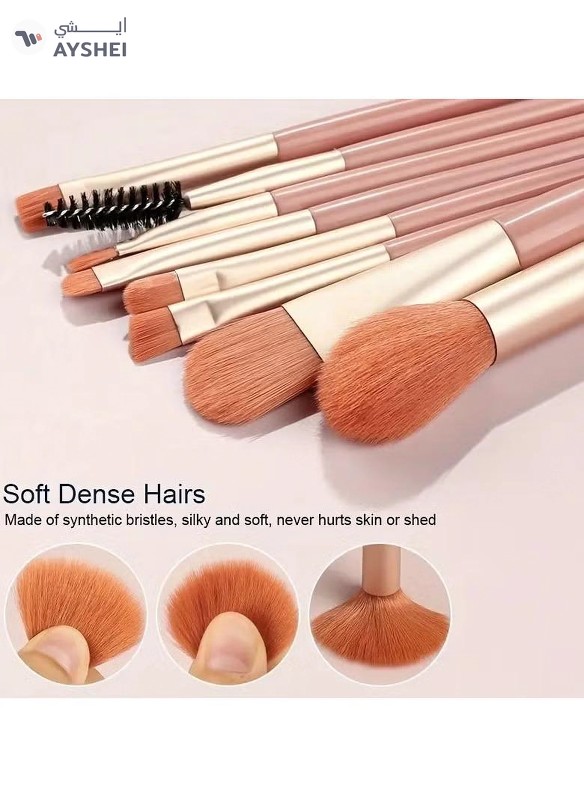 ORiTi 8Pcs Professional Make Up Brush Set -4-4