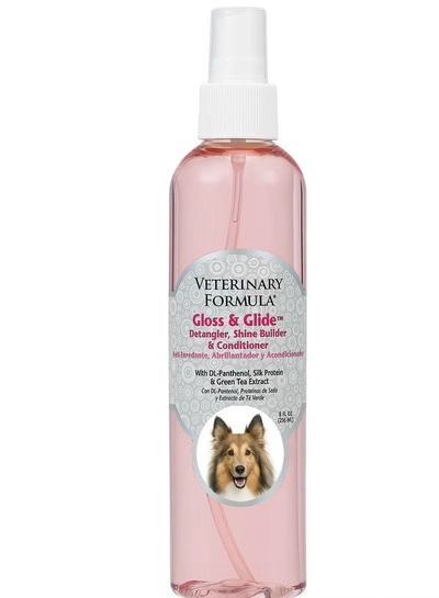 Veterinary Formula Synergy Labs Veterinary Formula Gloss and Glide Detangler, Shine Builder & Conditioner 8 oz -236 ml-3